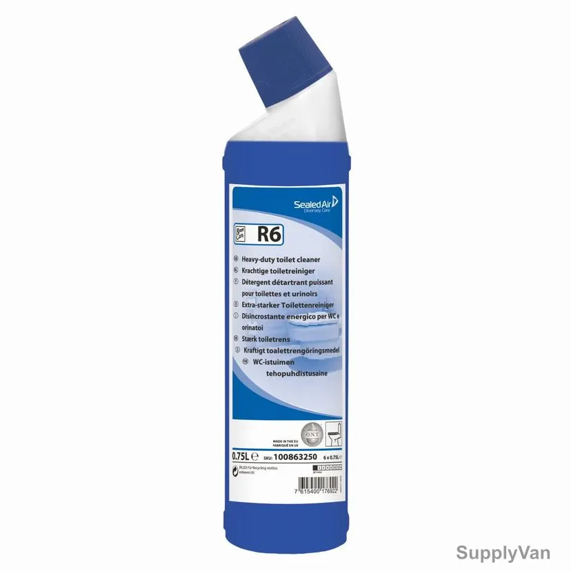 Diversey Heavy Duty R6 Toilet Cleaner, 100958148, 750ML