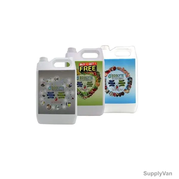 Ecolyte Plus 100% Natural Disinfectant Spray Set, 5 Ltrs, 2+1 Free — image 1