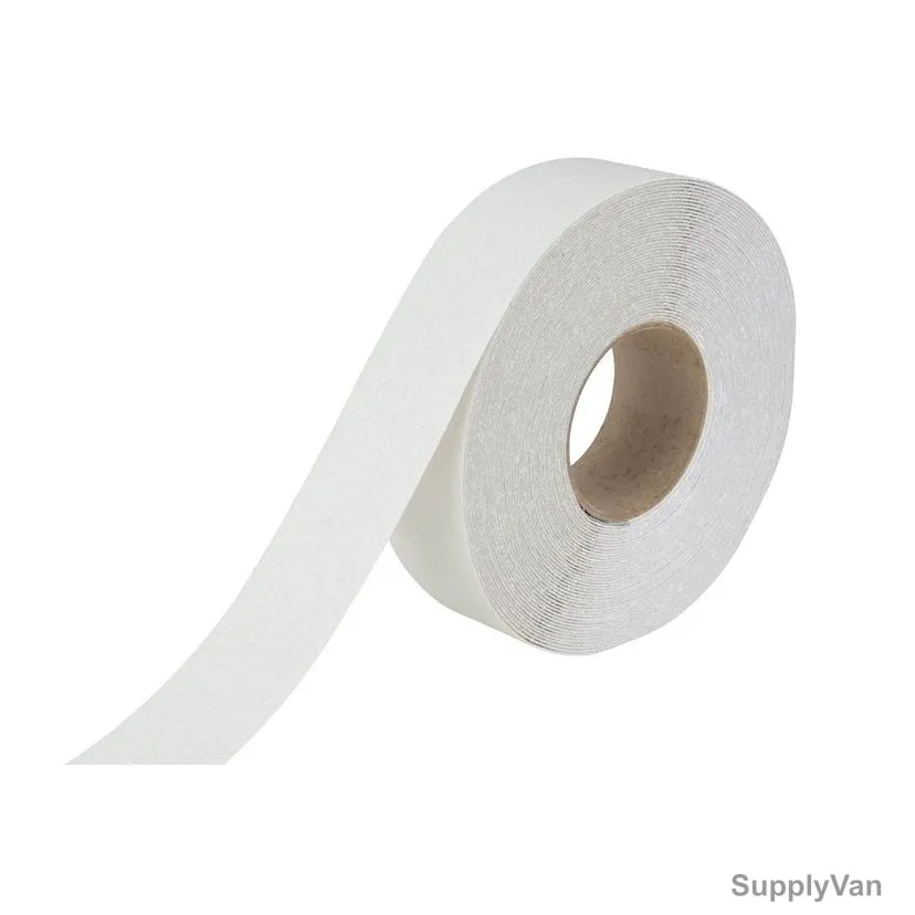 Warrior Bathroom Anti-Slip Tape, PVC, 25MM Width x 10 Mtrs Length, Clear