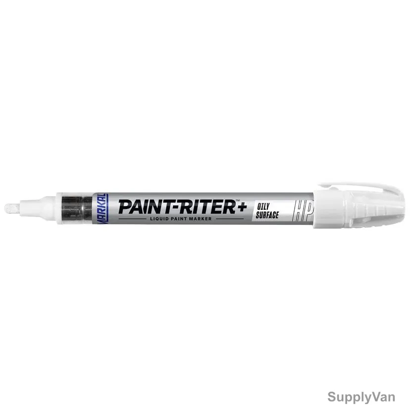 Markal HP Paint Marker, 96960, Paint-Riter+, White