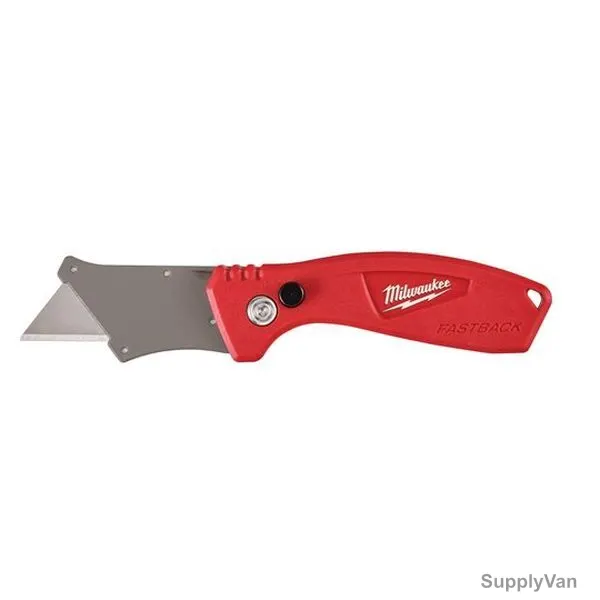 Milwaukee Compact Flip Utility Knife , 4932471356, Fastback, 157MM, Red