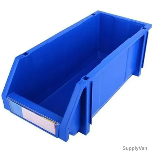 Excellent Plastic Storage Bin, EP004, Polypropylene, M, 17.5CM Height x 20CM Width x 45CM Length, Blue — image 1