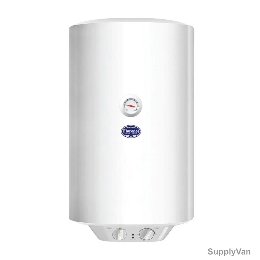 Milano Vertical Electric Water Heater, FWH-100-15L3, 1500W, 0.75 Mpa, 100 Ltrs Capacity, White
