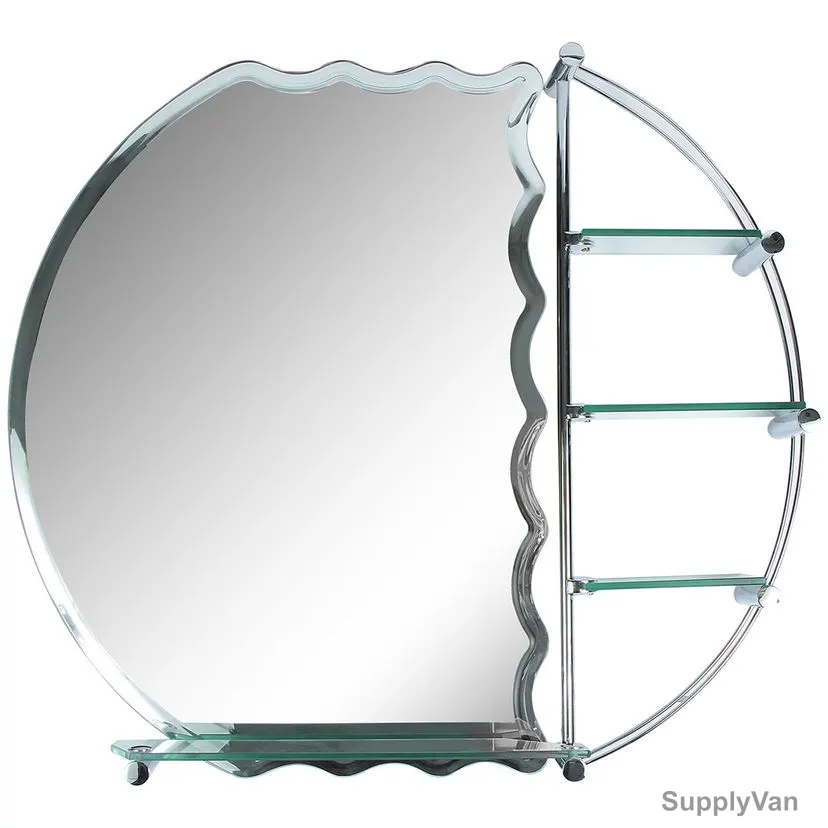 Argent Crystal Bathroom Mirror, YJ-30008R, Arch