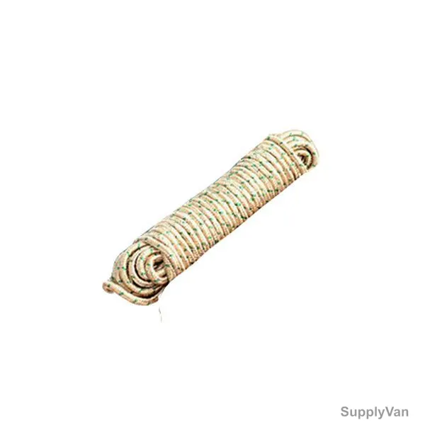Decdeal Clothes Drying Rope, Nylon, 5MM x 10 Mtrs, White