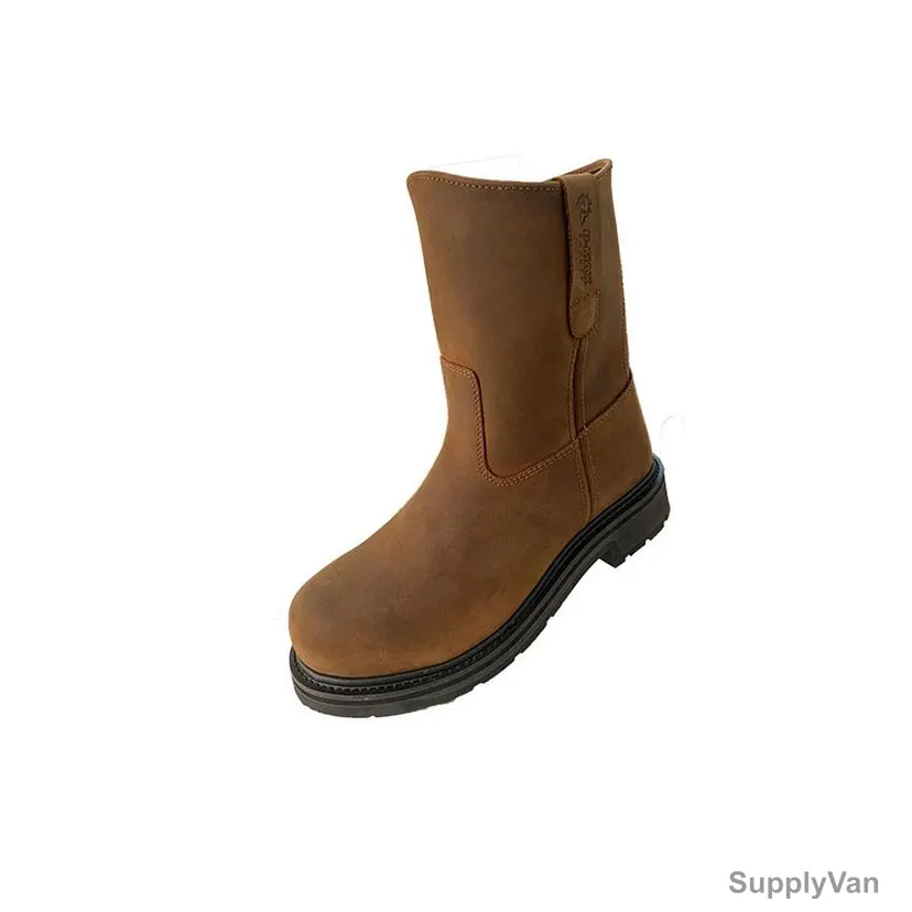 B-Max Rigger Boots, PP8266, Full-Grain Leather, SRC S3, Size43, Brown — image 1