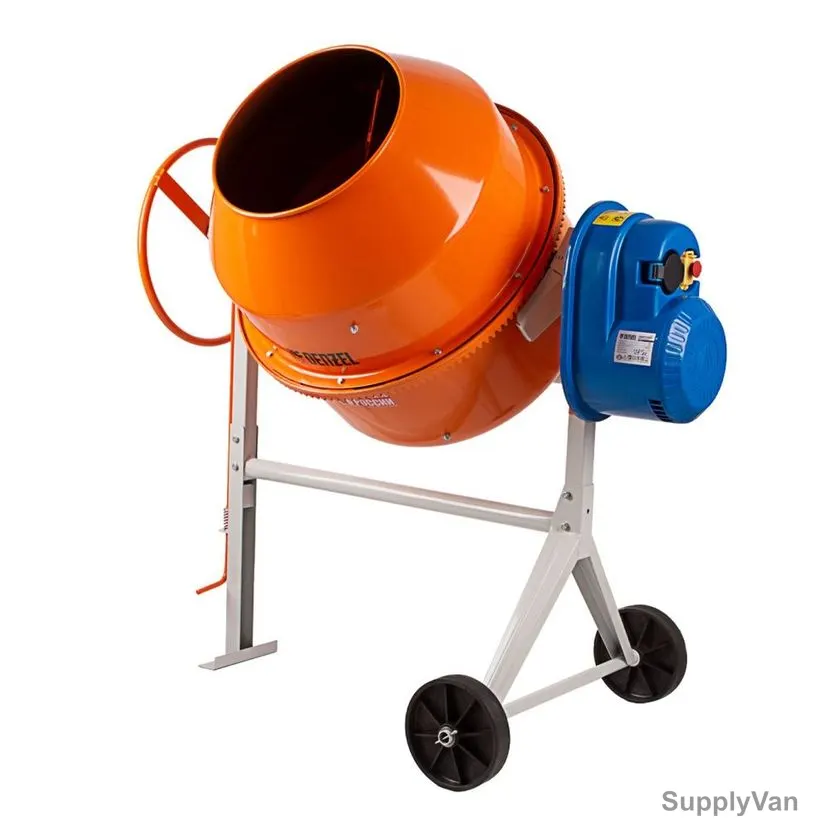 Denzel Electric Concrete Mixer, B-200, 1000W, 230V, 200 Ltrs Tank Capacity — image 1
