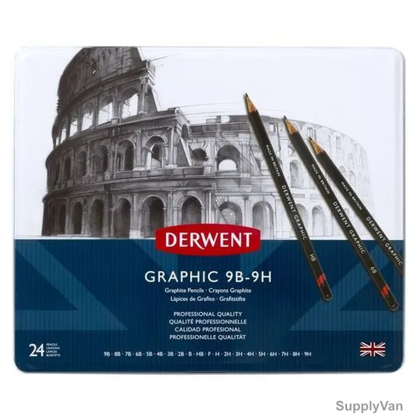 Derwent Graphic Pencil Set, 34202, 24 Pcs/Set — image 1