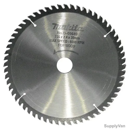 Makita Circular Saw Blade, D-09640, 235x30MM, 60 Teeth