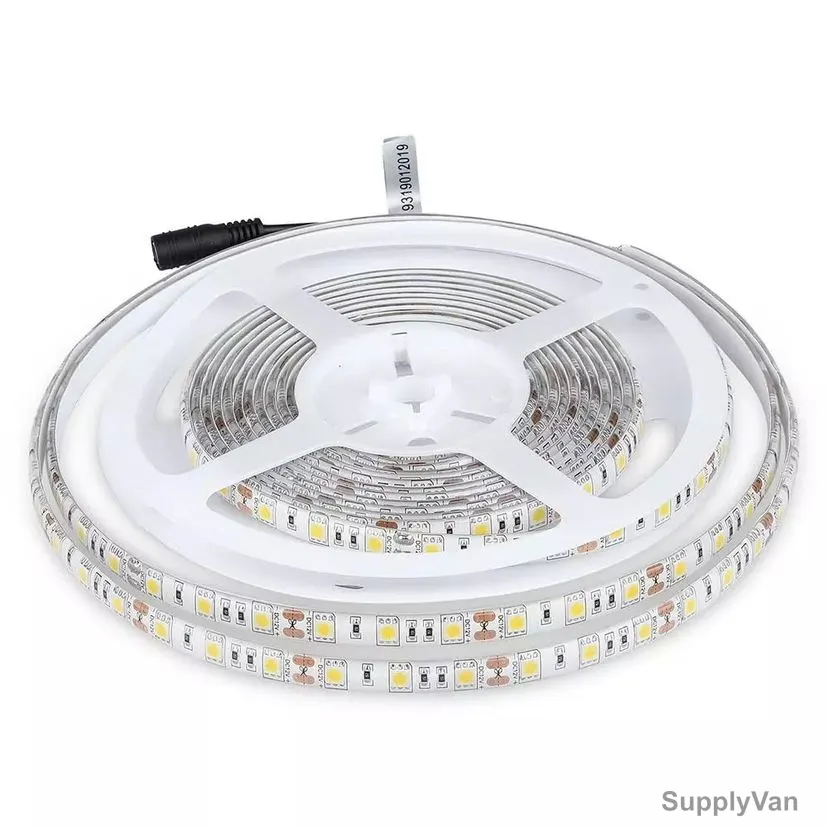 V-Tac LED Strip Light, VT-5050, 10.8W, IP65, 6000K, White