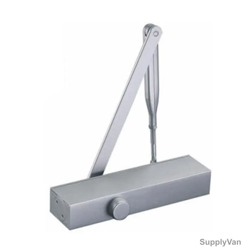 Dorfit Door Closer, DTDC013, Aluminum, 1250MM Door Width, 40-100 Kg Weight Capacity, Silver