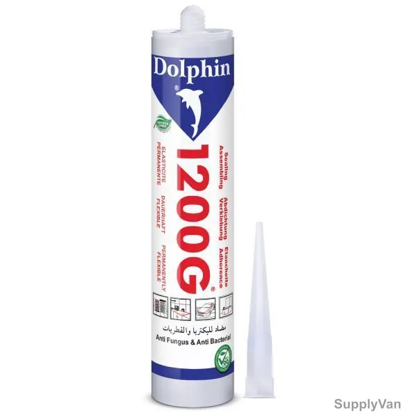 Dolphin Acetoxy Sealant, 1200G, 280GM, PK24