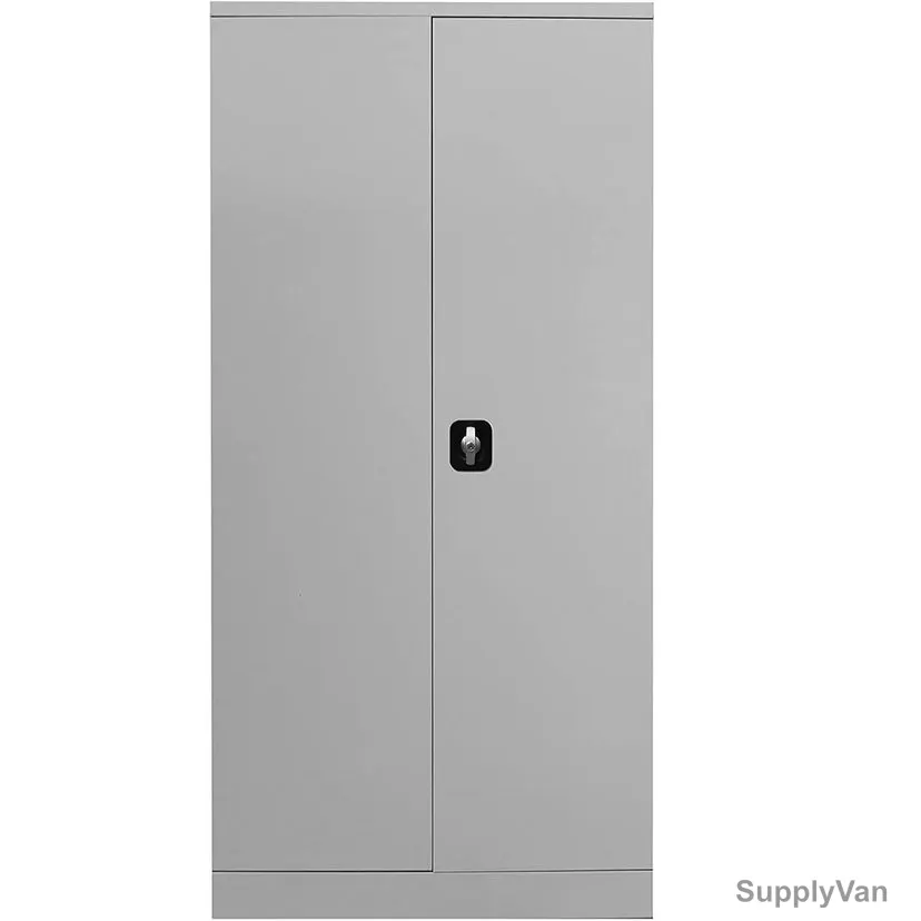 Rexel Full Height Office Cupboard, RXL101SW-GRY, Steel, 1830 x 918MM, Grey