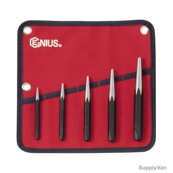 Genius Center Punch Set, PC-575C, 5PCS