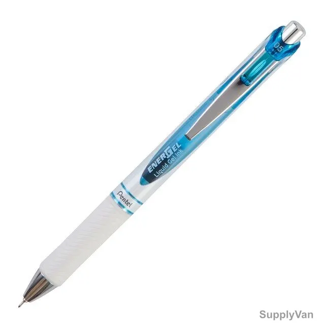 Pentel Energel Needle Gel Roller Pen, PE-BLN75SW-C, 0.5MM Tip, Blue, 12 Pcs/Pack