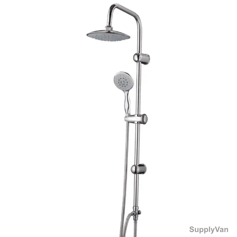 Milano Rain Shower Set, Luxury, Stainless Steel, Chrome Finish