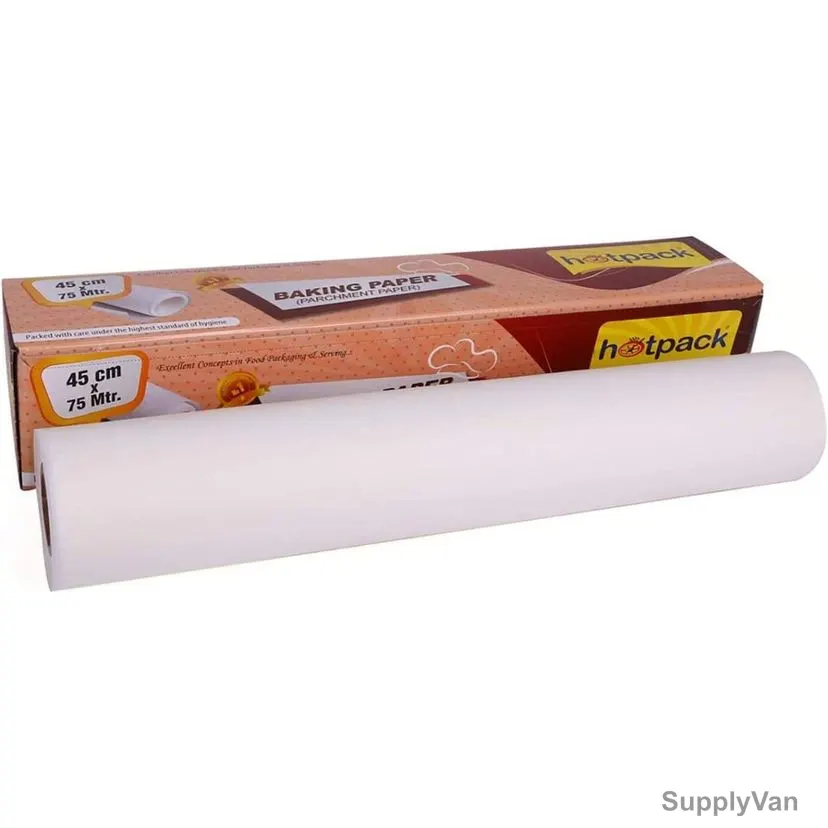 Hotpack Wax Paper, BP4575, 45CM Width x 75 Mtrs Length, White