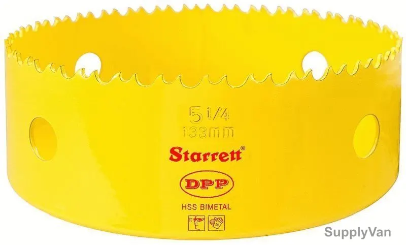 Starrett Dual Pitch Professional Hole Saw, DH0514, 133mm