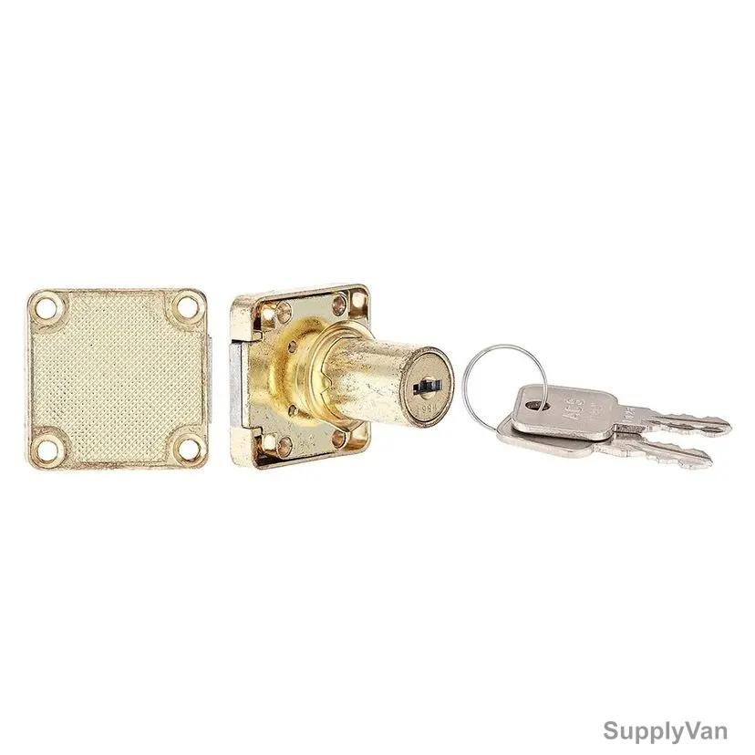 ACS Drawer Lock, 6100-32MM-GP, Gold