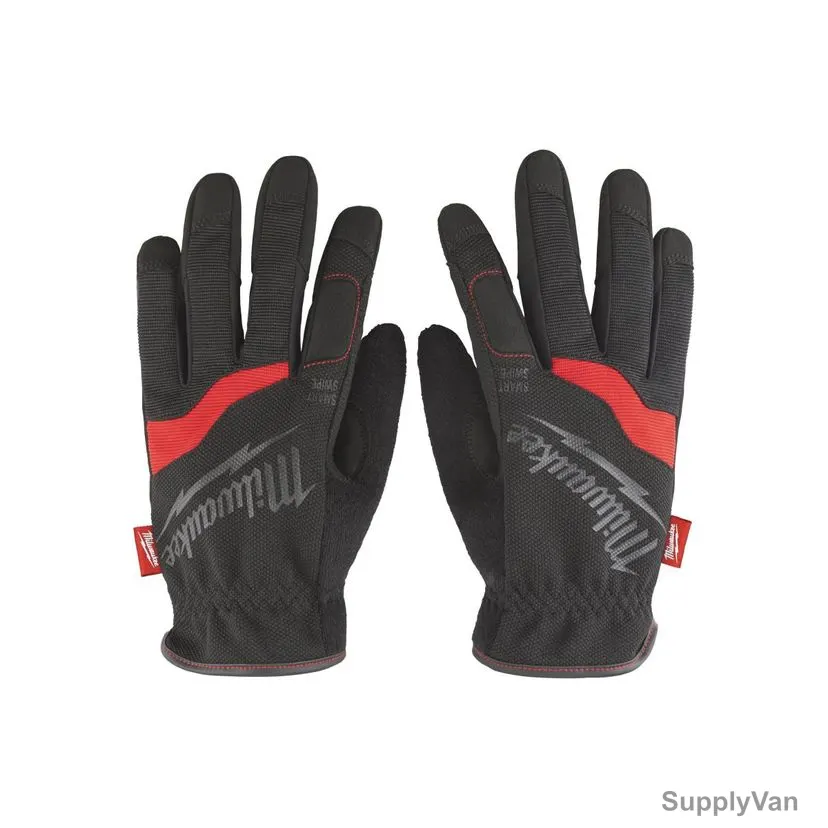 Milwaukee Free-Flex Work Gloves, 48229711, M, Black