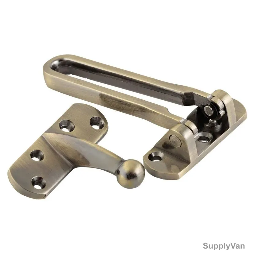 ACS Home Door Guard, 5061-AB, Zinc, Antique Brass