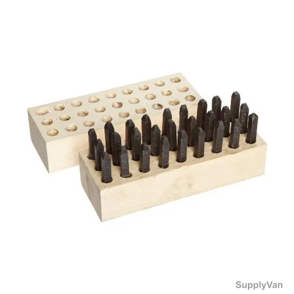 Young Bros Letter Set, 01274, 1/16 Inch, 27PCS