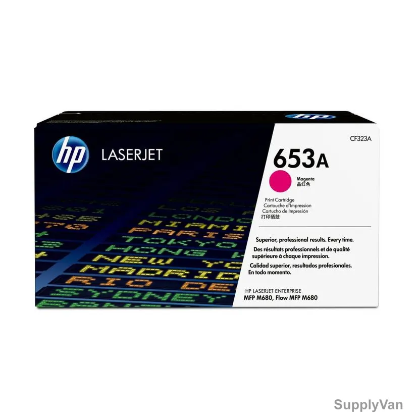 HP Original LaserJet Toner Cartridge, CF323A, 653A, Magenta — image 1