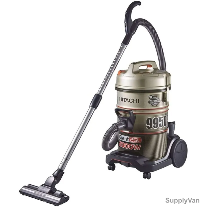 Hitachi Vacuum Cleaner, CV9950FCJ240, 2300W, 25 Ltrs, Gold