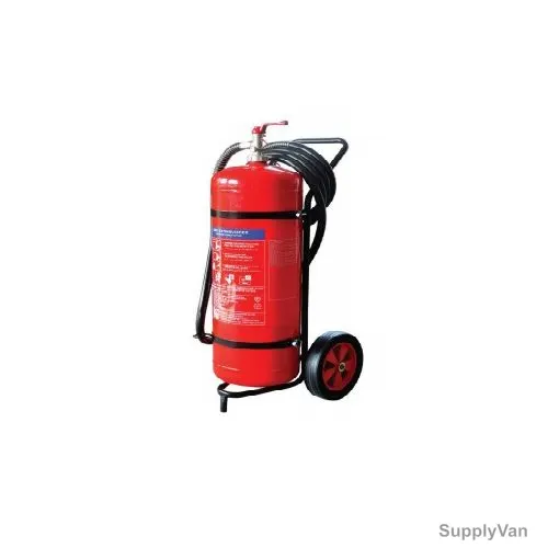 Fireguard Dry Chemical Powder Fire Extinguisher With Trolley, FGPT-50S, 50 Kg Capacity