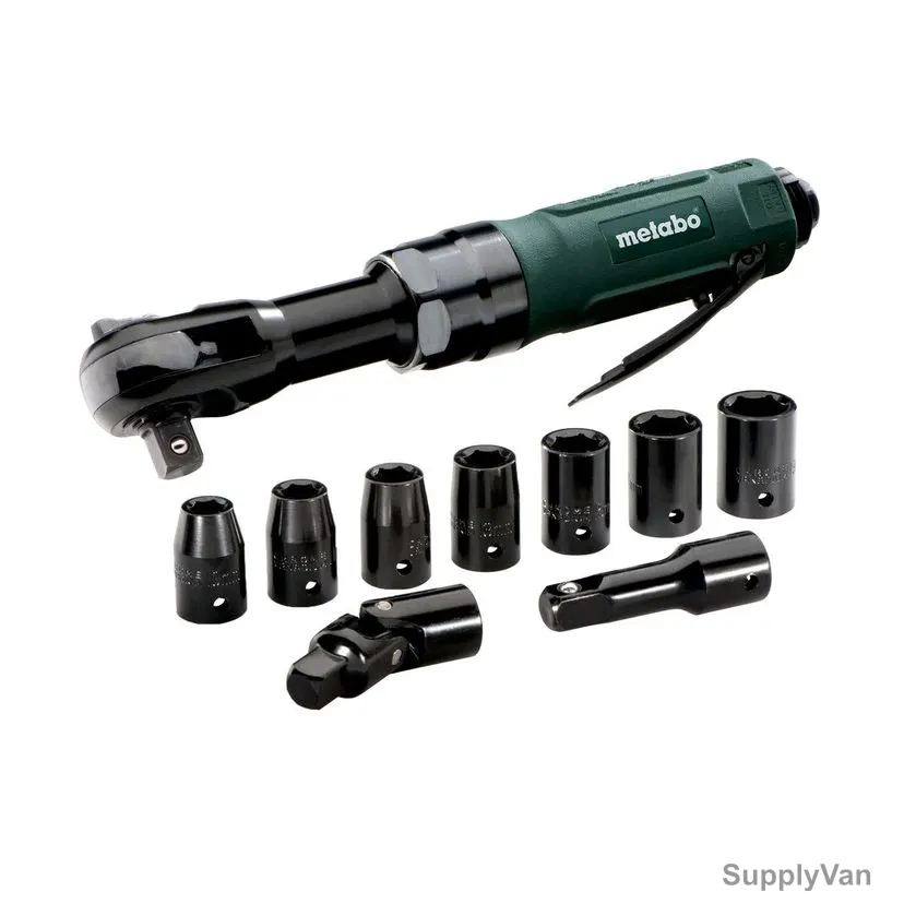 Metabo Compressed Air Ratchet Wrench Set, DRS-68, 604119500, 1/2 Inch — image 1