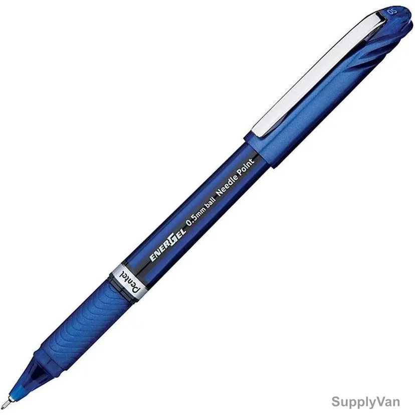 Pentel Energel Needle Gel Roller Pen, PE-BLN25-01C, 0.5MM Tip, Blue