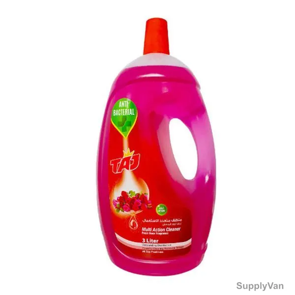 Taj Multi Action Toilet Cleaner, TAJ3RLTR, Rose, 3 Ltrs