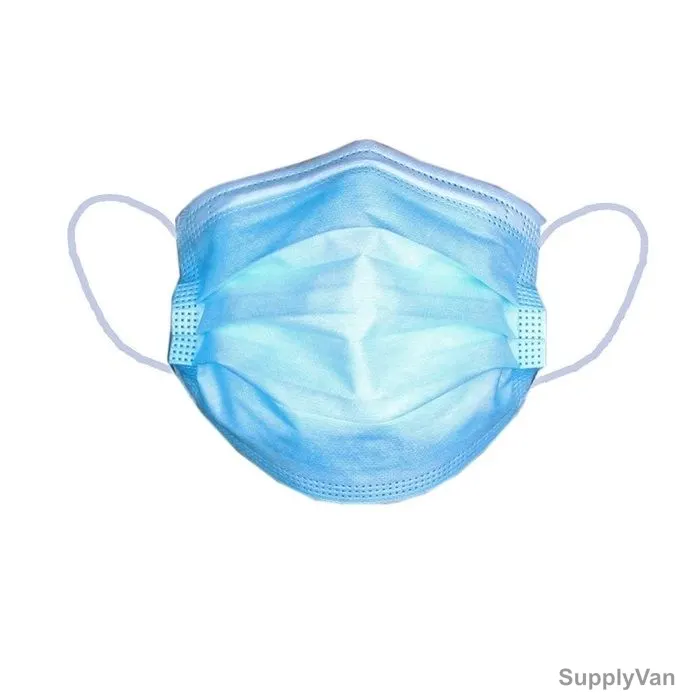 Disposable Mask, MAR, 3 Layer, Blue, 50 Pcs/Pack — image 1