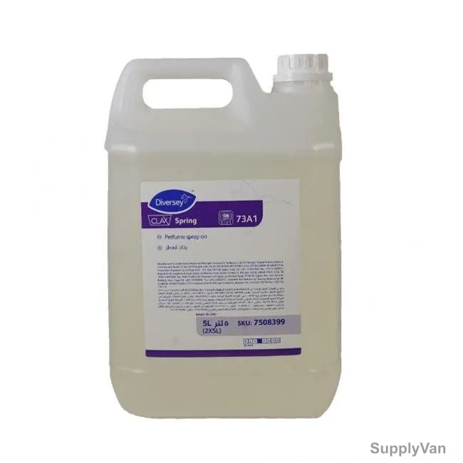 Diversey Clax Spring Fabric Freshener, 7508399, 5 Ltrs
