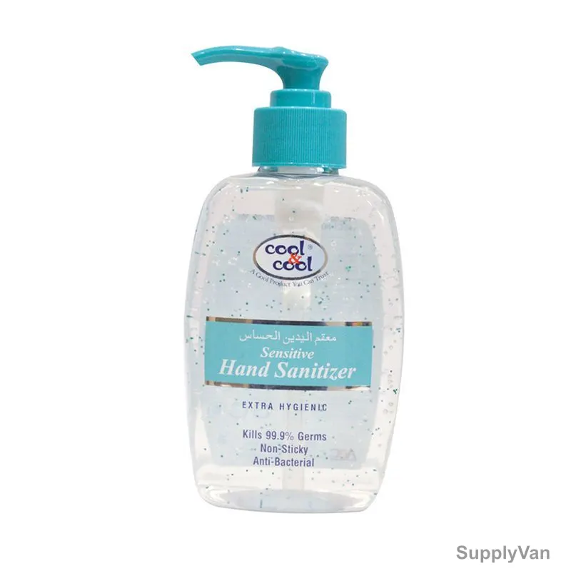 Cool and Cool Sensitive Hand Sanitizer Gel, 250ML