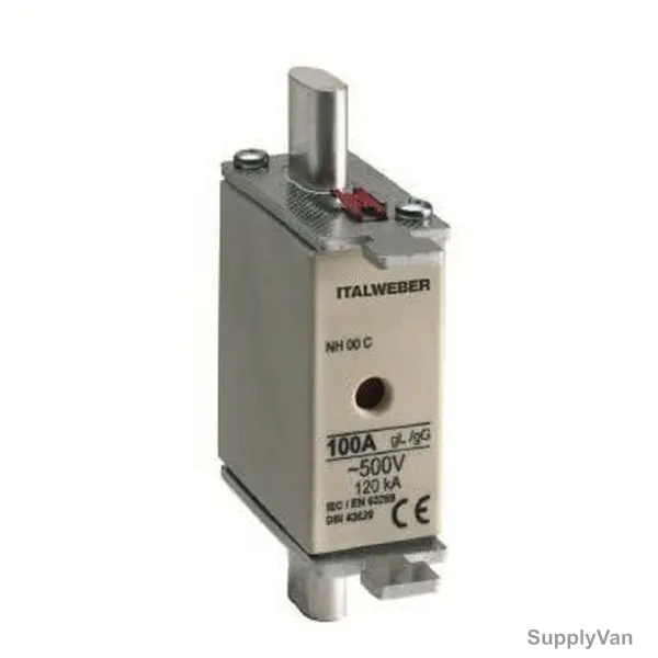 Italweber NH00C Fuse Link, IW-1500663, Curve gG, 500V, 63A, 120kA