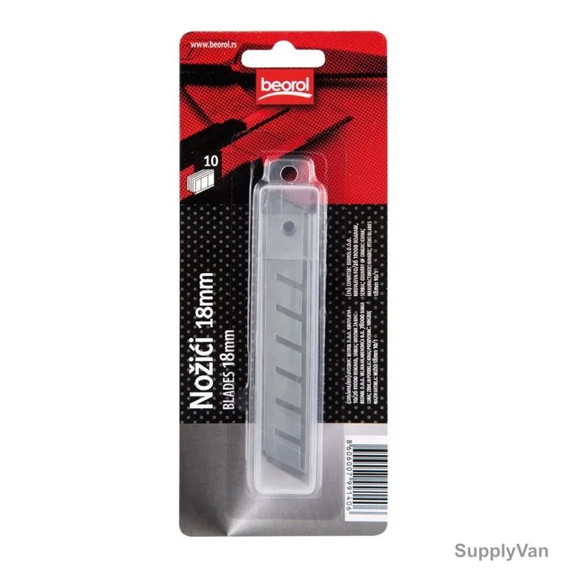 Beorol Spare Blades, N18, 18MM, 10PCS