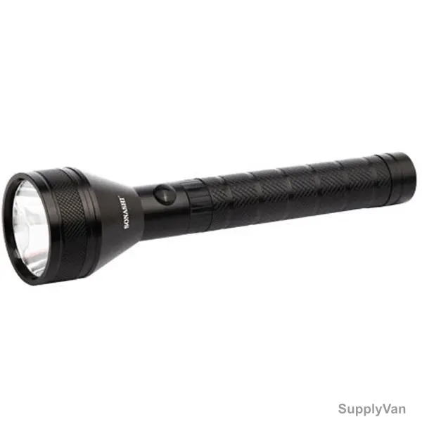 Sonashi Rechargeable LED Torch, SLT-602N, 5W, 2000mAh, Black