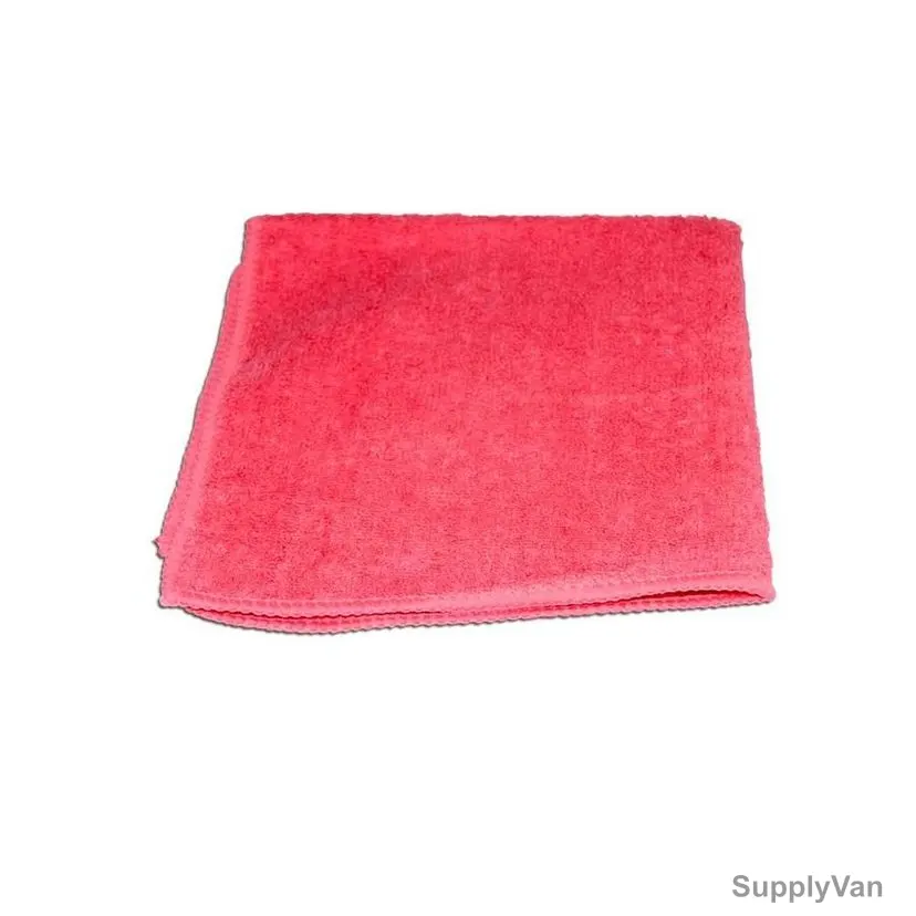 Royal Home Multi-Purpose Microfiber Towel, KT27R, 40CM Width x 40CM Length, Red