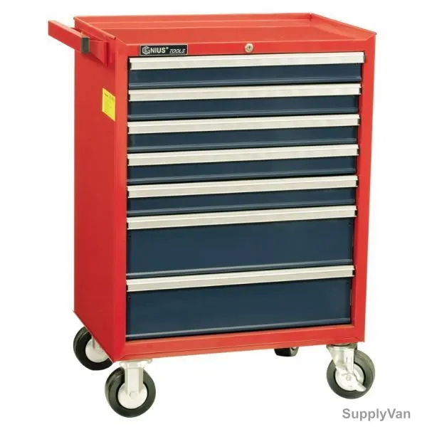 Genius Tools Roller Cabinet, TS-798, 7 Drawers
