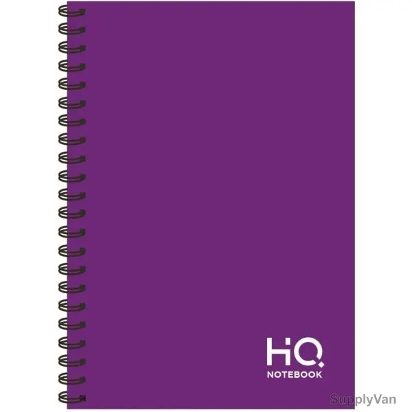 Navneet Hard Case Wiro Notebook, NAV85818, A5, 80 Sheets, Purple