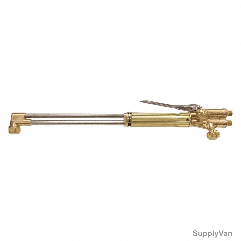 Victor Heavy Duty Straight Cutting Torch, 0381-1480, ST 2600FC Series, Brass, 90 Degree, 21 Inch Length, 1/8 to 8 Inch Cutting Capacity
