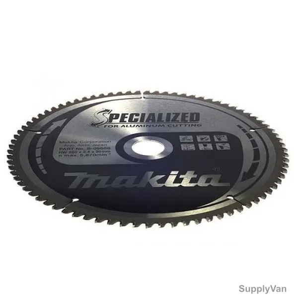 Makita Aluminium Cutting Saw Blade, A-02668, 255x30MM, 80 Teeth