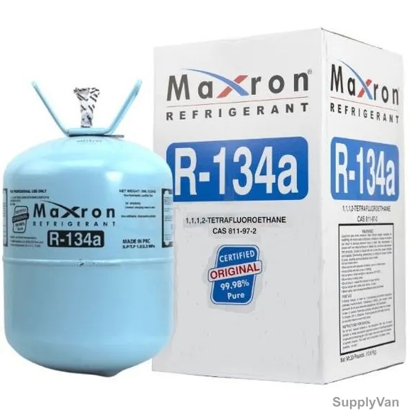 Maxron Refrigerant Gas, R134A, 13.6 Kg, Blue