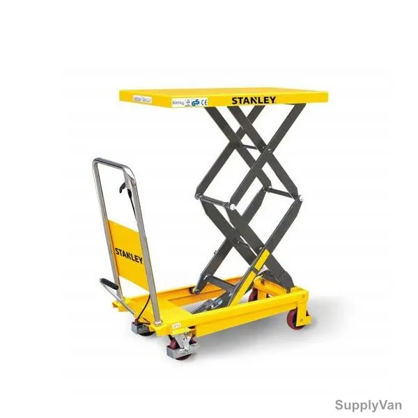 Stanley Double Scissor Table Lifter, SXWTI-CTABL-XX800, 475-1500MM Table Height, 800 Kg Loading Capacity