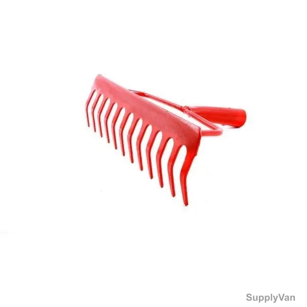 Hifazat Bow Rake, SH-GT-BR14, 14 Teeth, Red