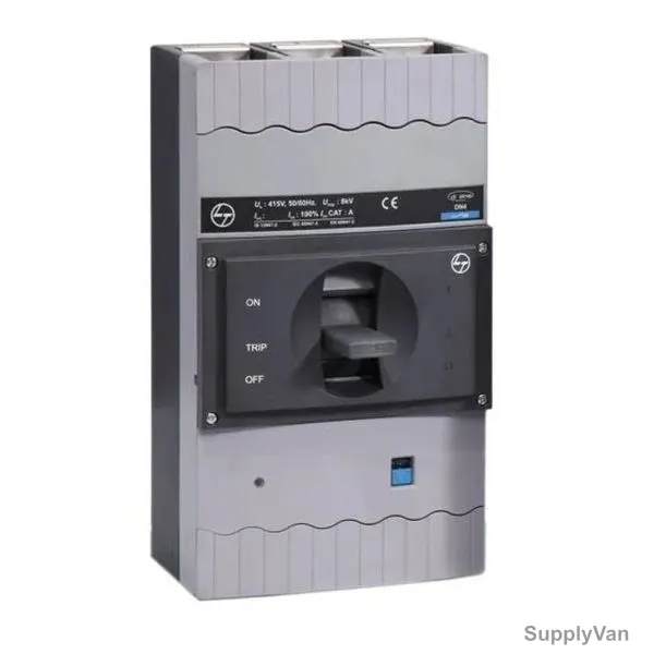 L&T Moulded Case Circuit Breaker, CM96022OOOOX1, DN4-1250N, MTX1.0, 3 Pole, 1000A, 50kA