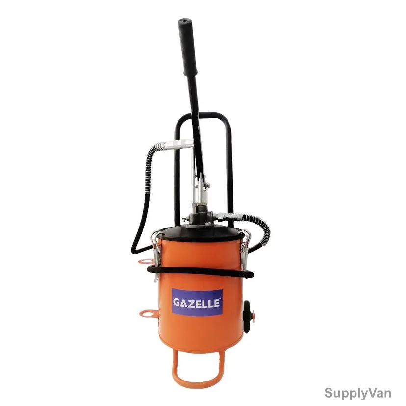 Gazelle Heavy Duty Bucket Grease Pump With Wheels, G80272, 10 Kg