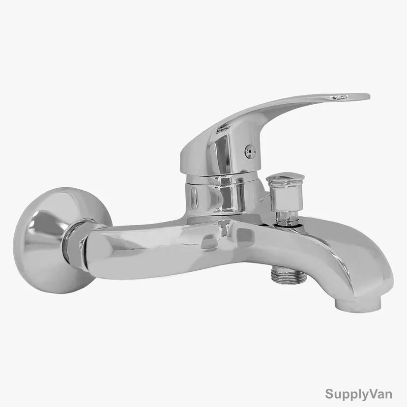 Cavil Wall Mounted Bath Shower Mixer Tap, CSBF-A504-UTH, Brass, Chrome — image 1