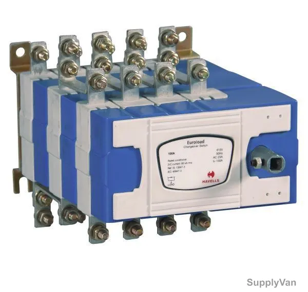 Havells Euroload Changeover Switch, IHCNFO0400, Open, 400A, 220KW